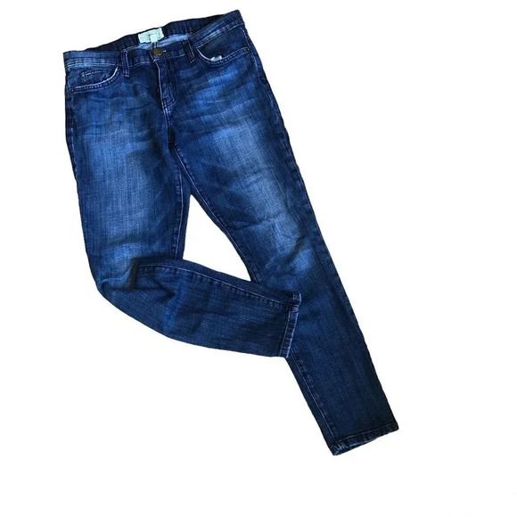 Current / Elliott The Stiletto Subtle Stripe Skinny Leg Jeans - Picture 1 of 9